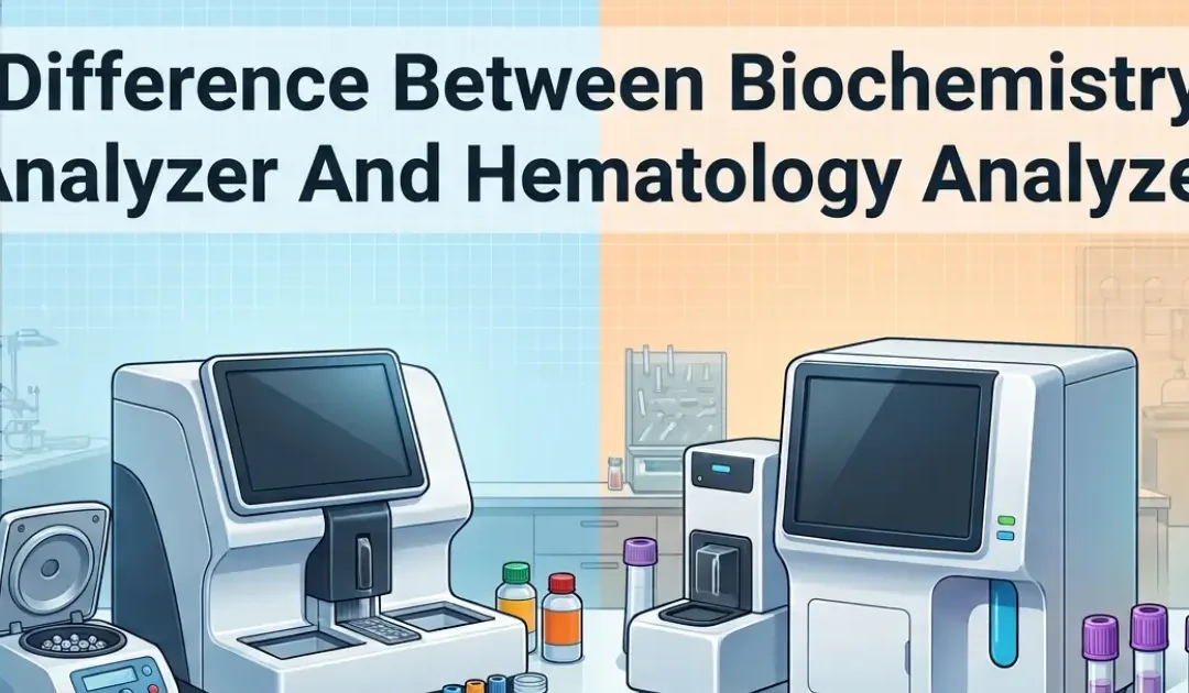 The Difference Between A Biochemistry Analyzer And A Hematology Analyzer Is Explained.